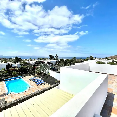 Vila Estupenda Villa Con Piscina Privada, Wifi Y Vistas Al Mar En Playa Blanca